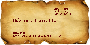 Dénes Daniella névjegykártya